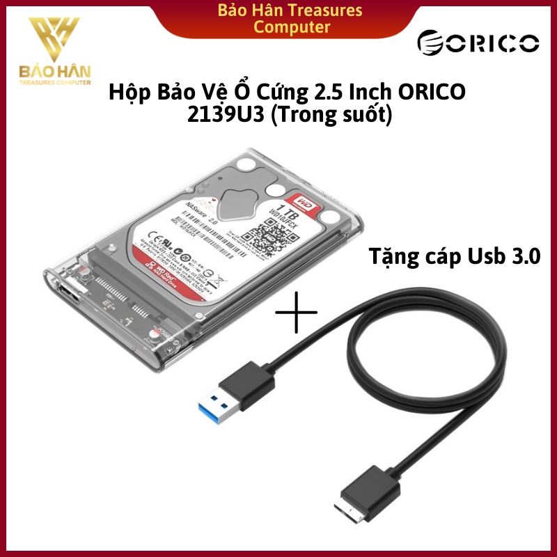 Hộp đựng ổ cứng Hdd Box Orico 2139U3 - Hàng chính hãng