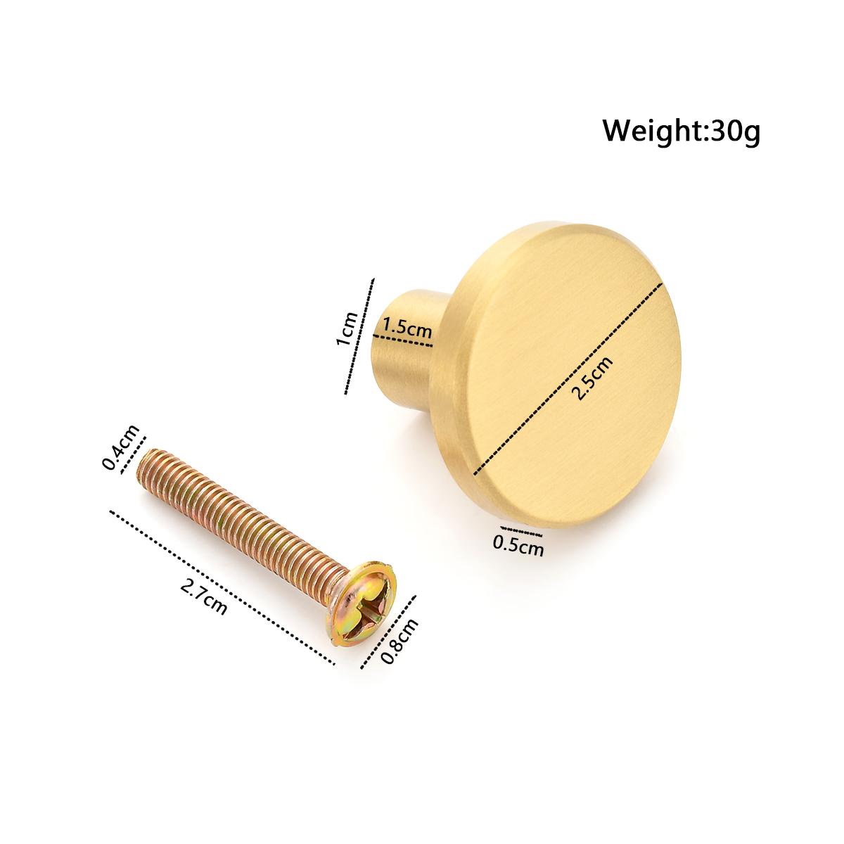 Tay Nắm Ngăn Kéo Tủ Bằng Đồng Phong Cách Hiện Đại