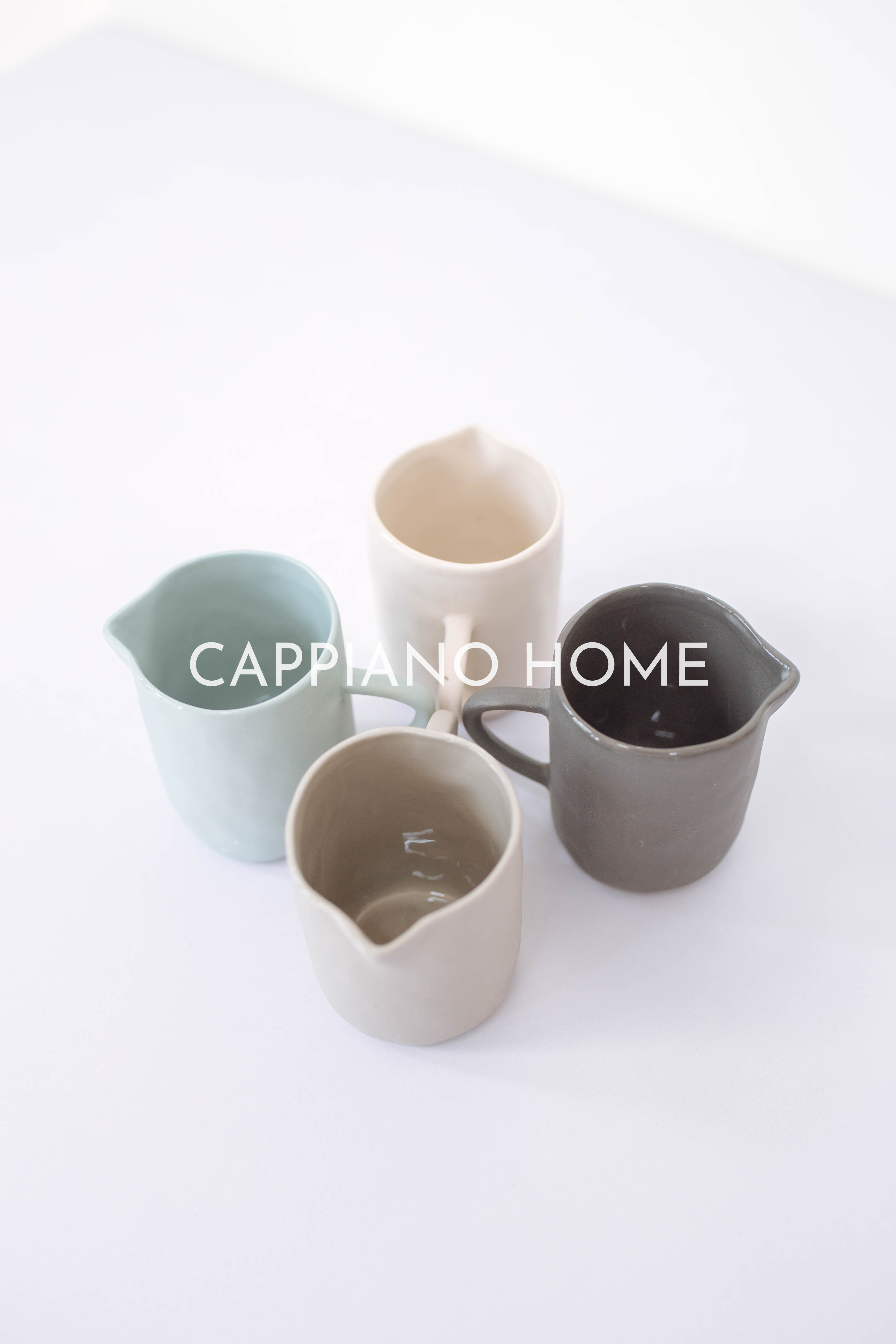 Cốc sứ mini đựng mật ong, lọ sứ nhám miệng rót size nhỏ rót đồ tiện lợi | Cappiano home