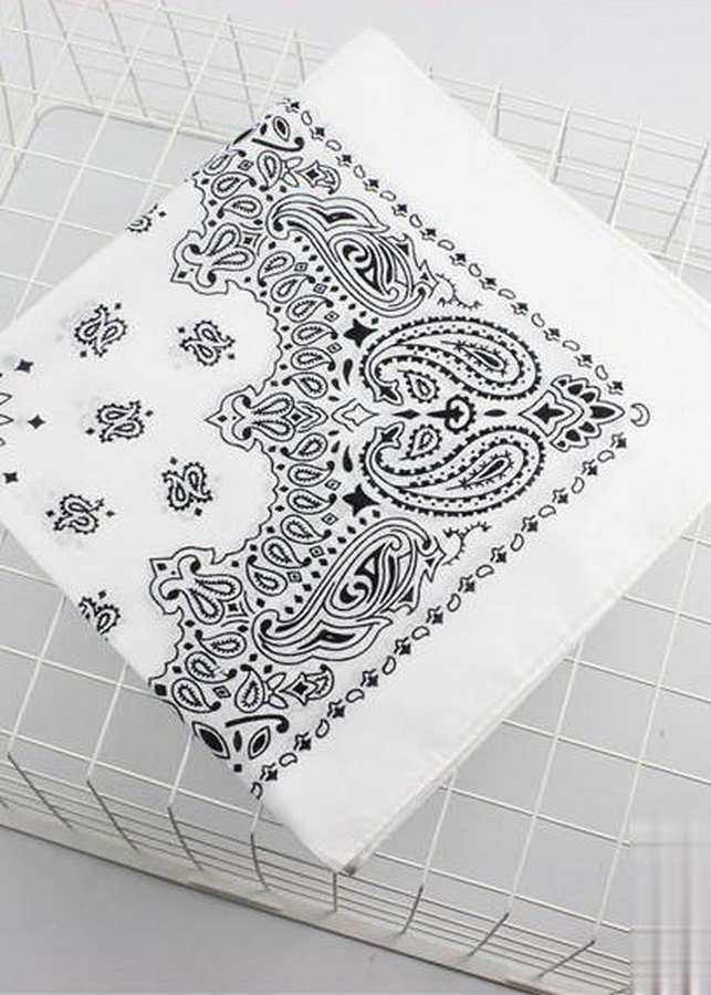 Khăn Bandana (Khăn Turban EXO) Màu Trắng - Mã B012