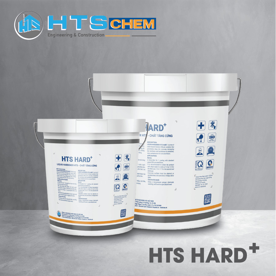 Hoá Chất Tăng Cứng Sàn Liquid Hardener HTS HARD+ thùng nhỏ 6Kg