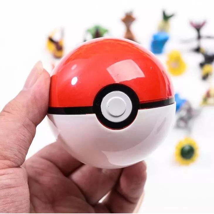 Đồ chơi mô hình/quả cầu pokemon cho bé bóng pô kê mon pikachu