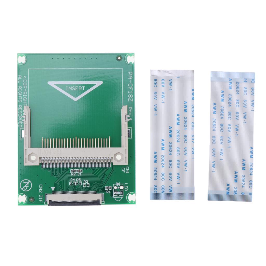 50 Pin CF Card to 1.8 "CE ZIF SSD Adapter Converter for Computer Laptop