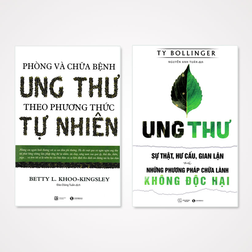 Combo: Phòng và chữa bệnh ung thư theo phương pháp tự nhiên + Ung thư- Sự thật, hư cấu, gian lận và những phương pháp chữa lành không độc hại 