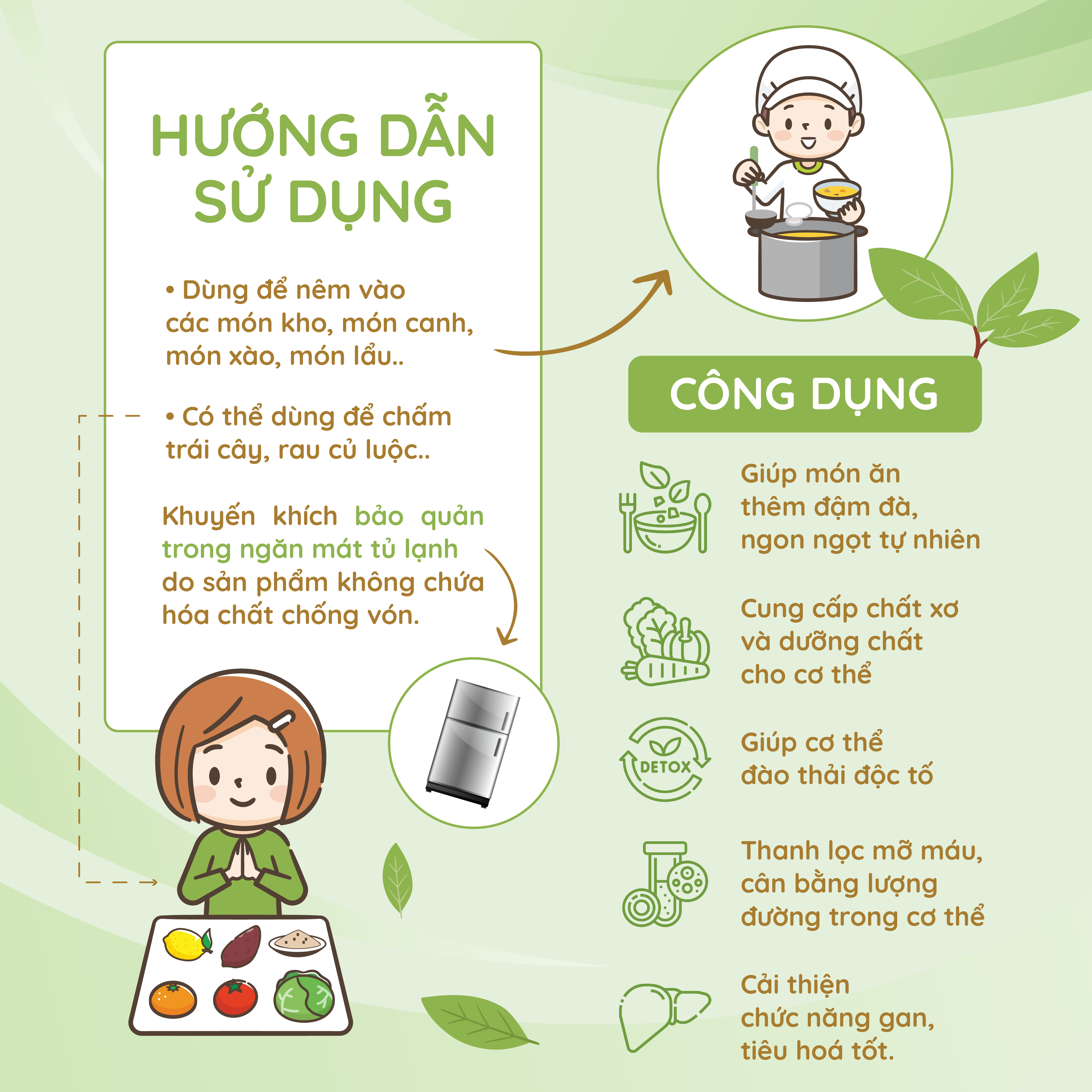 Combo 2 gói Bột nêm ngưu báng 60g thuần tự nhiên không bột ngọt cho bé TÂM MINH FOODS