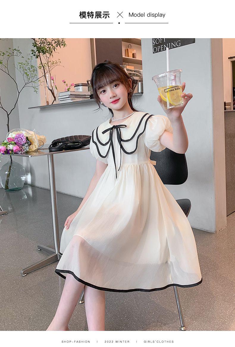 CHENGRUI Bealy cô gái mùa hè váy 2023 Hàn Quốc thời trang trẻ em váy mùa hè cô gái váy công chúa