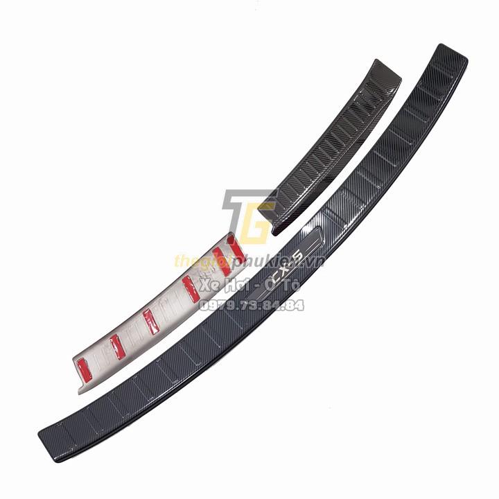 Bộ Ốp bậc cốp Mazda CX5, XC-5 2018-2020 vân Carbon