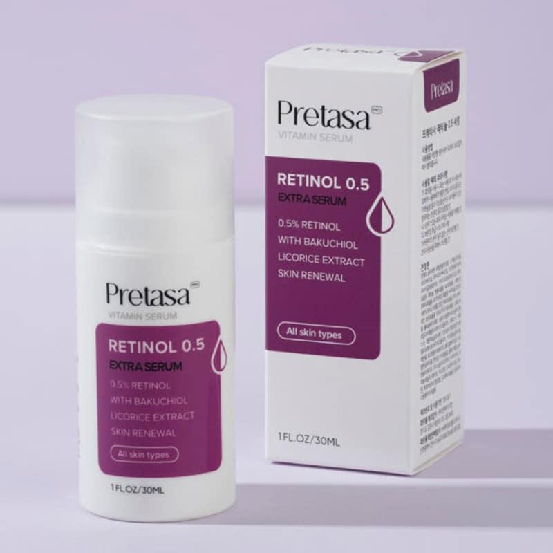 Serum Retinol 0,5 Pretasa chống lão hóa, hỗ trợ kiểm soát mụn - RETINOL 0,5 EXTRA SERUM