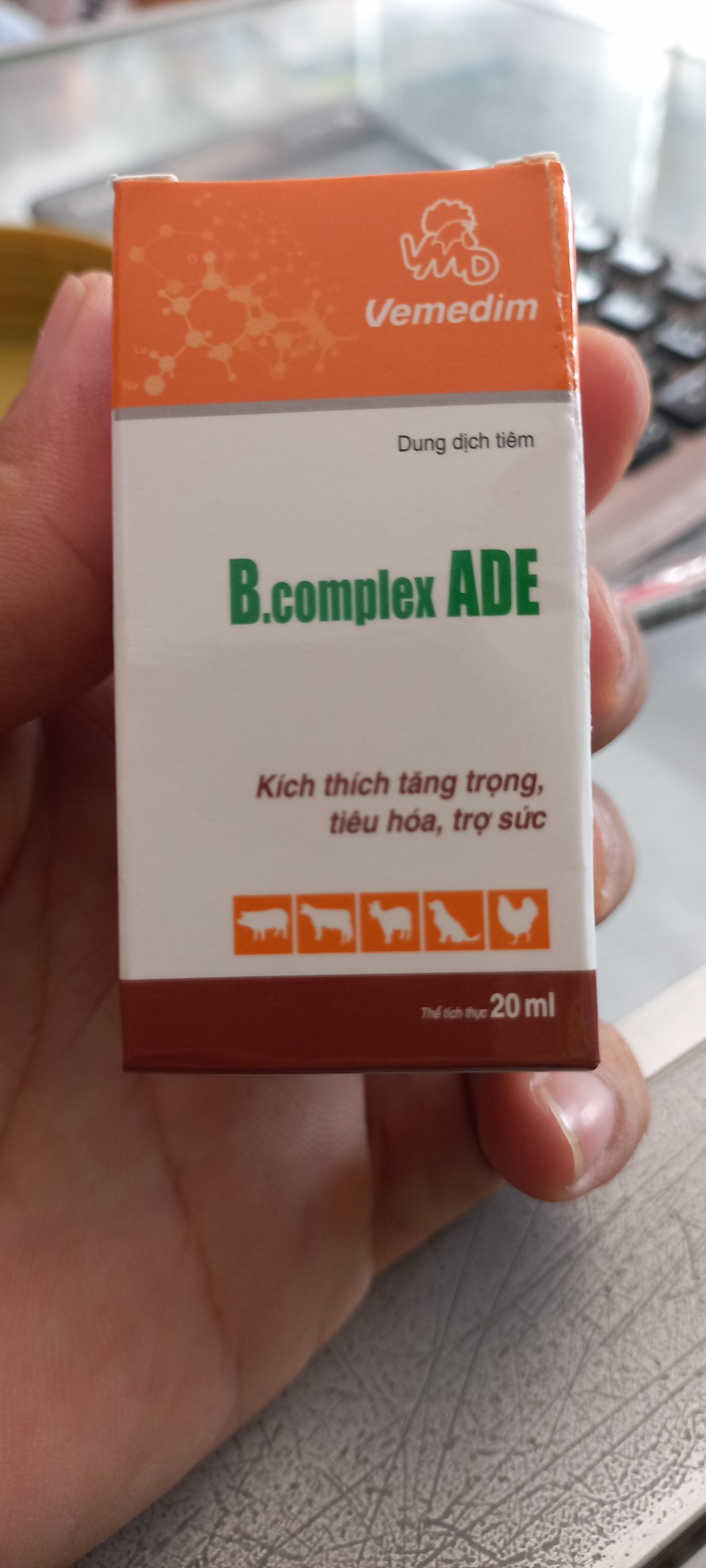 ADE B.COMPLEX TĂNG TRỌNG HEO GÀ VỊT , CHAI 20ML