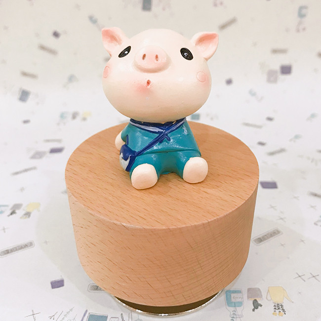 hộp nhạc xoay tròn hình thú