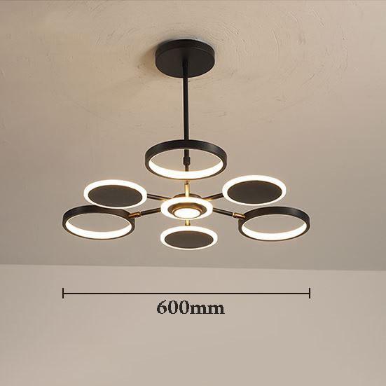 Đèn thả CARUS hiện đại với 3 chế độ ánh sáng loại 6 bóng - kèm điều khiển từ xa - .