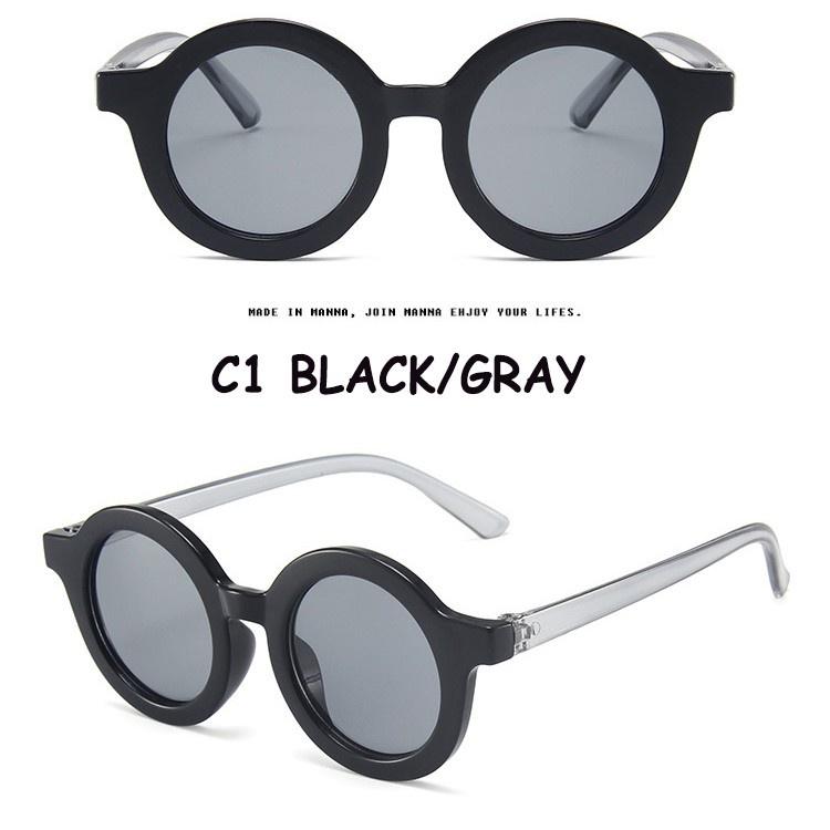 Kính Mát Gọng Tròn Nhỏ Phong Cách Hàn Quốc Thời Trang Cho Bé