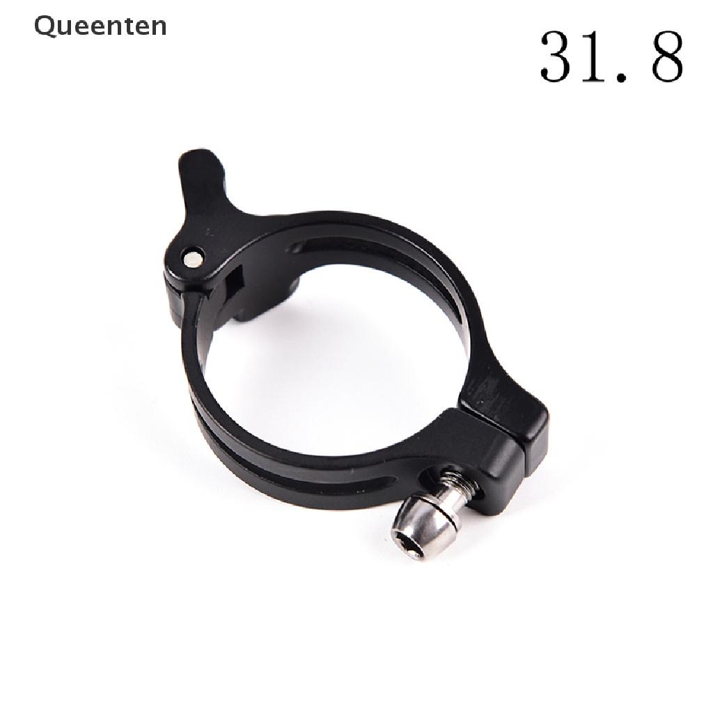 Queenten 1pc 31.8/34.9mm Bike Cycling Lightweight Front Derailleur Braze-on Adapter Clamp QT