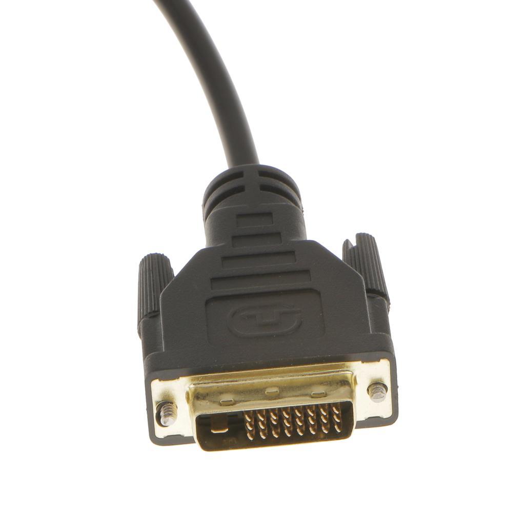 1080P DVI-D 24+1 to VGA HDTV Monitor Cable Adapter Converter for PC Display