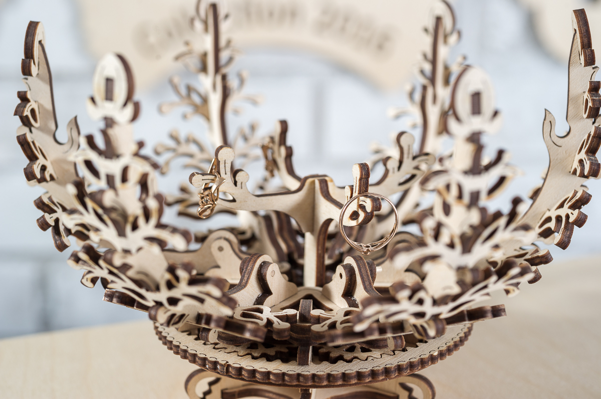 Mô Hình Gỗ Cơ Khí - UGEARS MECHANICAL FLOWER - Chính hãng