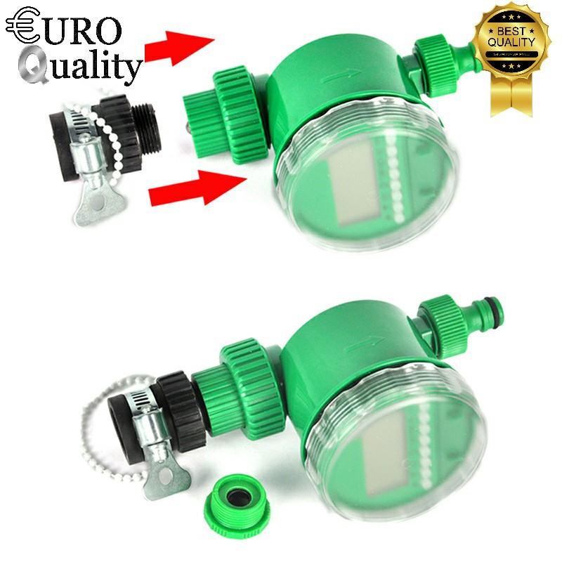Hệ thống phun sương hẹn giờ tưới cây tự động 35m dây, 15 đầu phun