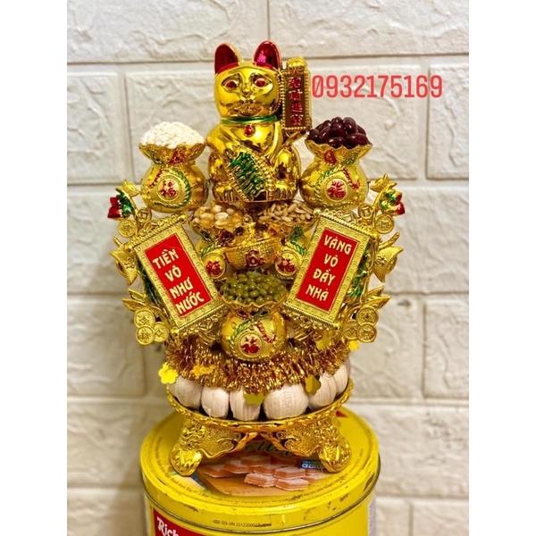 Tháp tỏi ông Mèo chiêu tài ngũ đậu túi Lộc