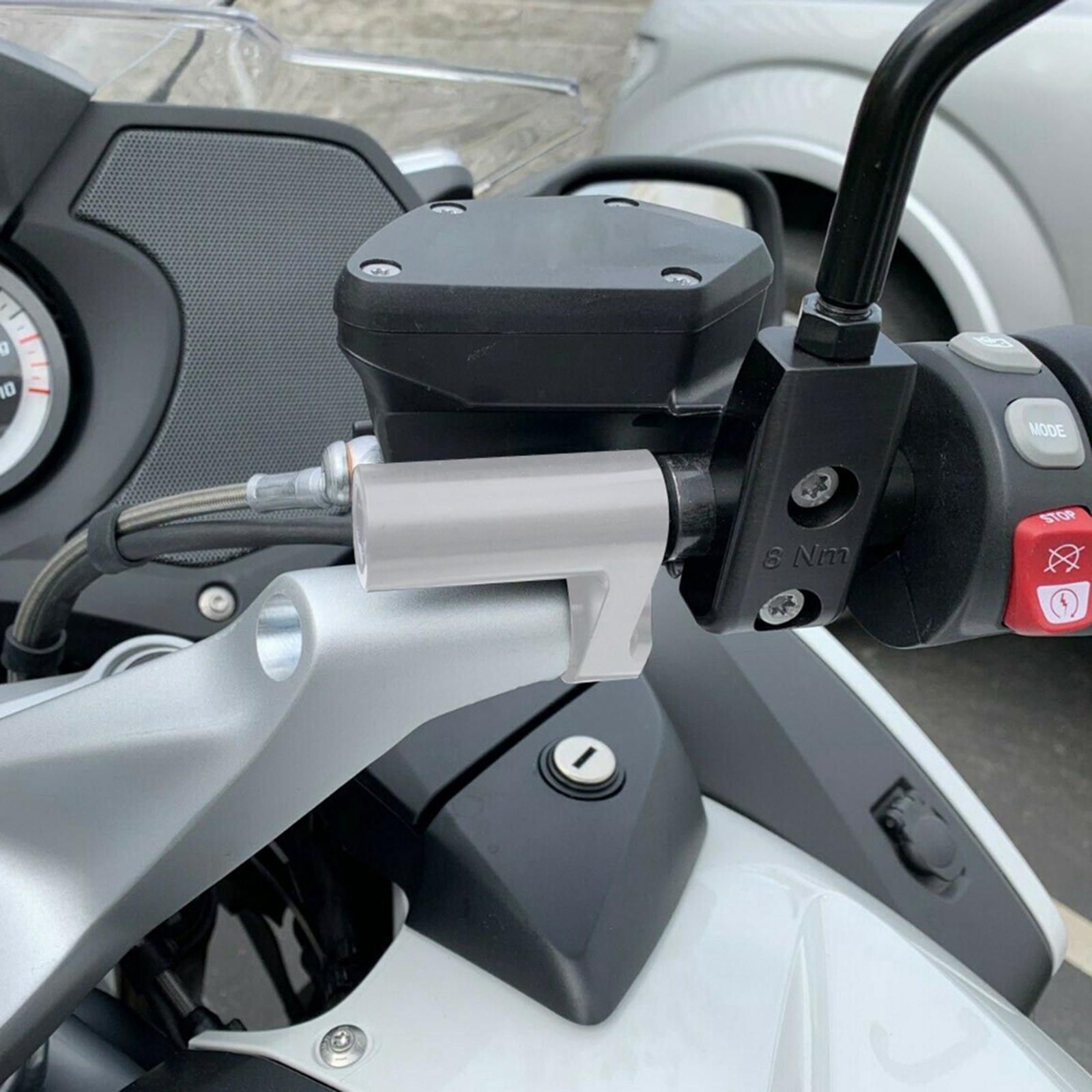 Motorcycle Aluminum Adjustable Handlebar Riser Kit for R1200RT Black