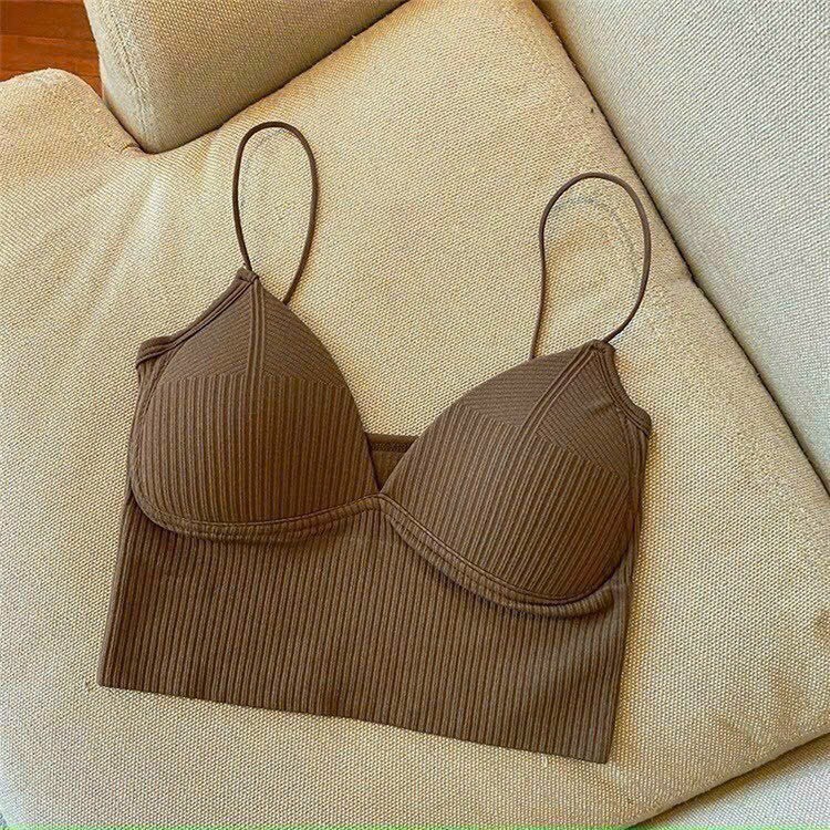 ÁO LEN BRA TĂM DẠNG ÁO CROPTOP DƯỚI 58KG DÀNH CHO NỮ