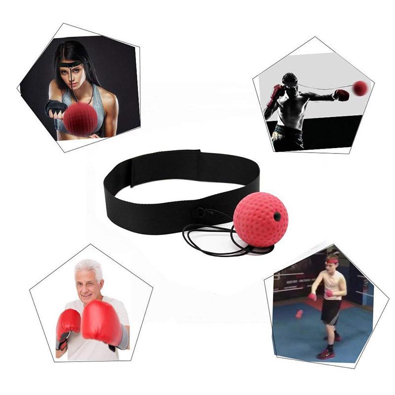 Băng Đeo Đầu Gắn Quả Bóng Phản Xạ Khi Tập Boxing