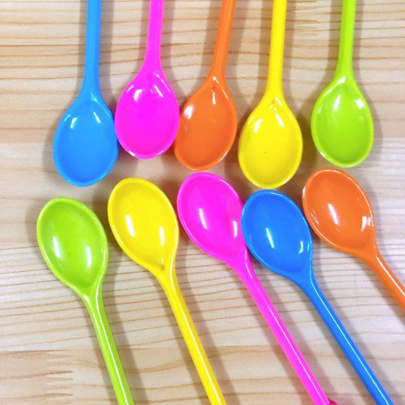 Combo 5 muỗng nhựa cà phê, sinh tố