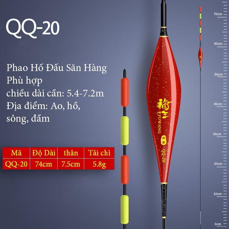 Phao câu - Phao hố đấu săn hàng, phao câu đơn câu đài săn cá 5 size, chất liệu nanomet mã QQ