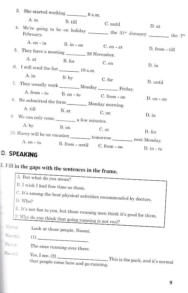 Bài tập tiếng anh 8 - I-learn Smart World - Cánh diều
