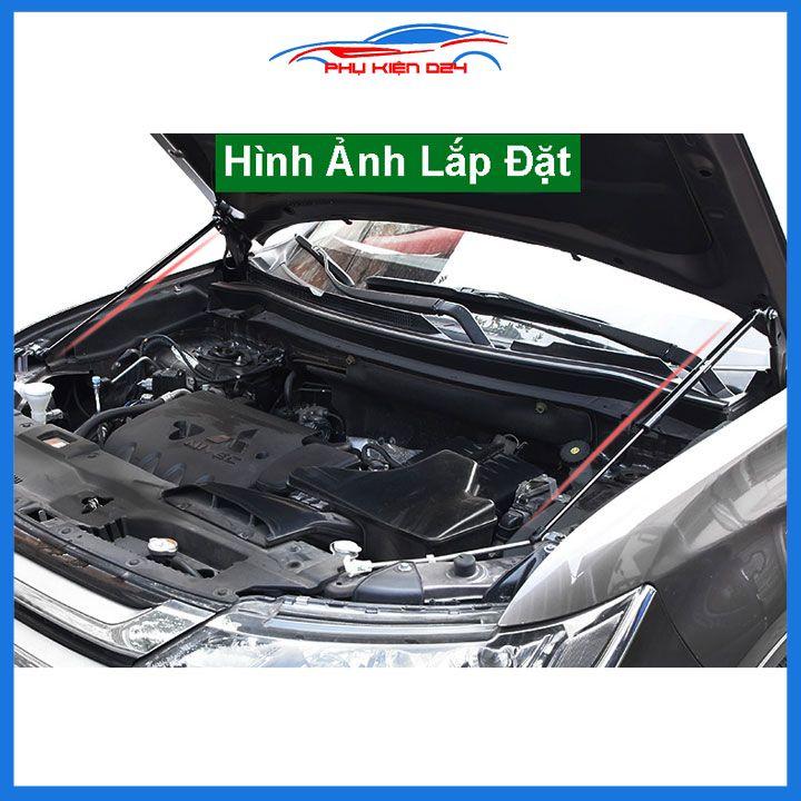 Ty thủy lực chống nắp capo Outlander 2017-2018-2019-2020-2021 tự động kèm phụ kiện lắp