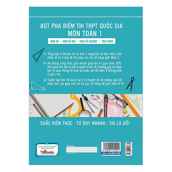 Bứt Phá Điểm Thi THPT Quốc Gia Môn Toán (Tập 1) (Tặng Bookmark độc đáo CR)