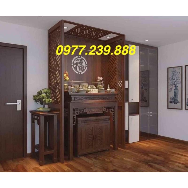 Bộ bàn thờ sồi chung cư 100%