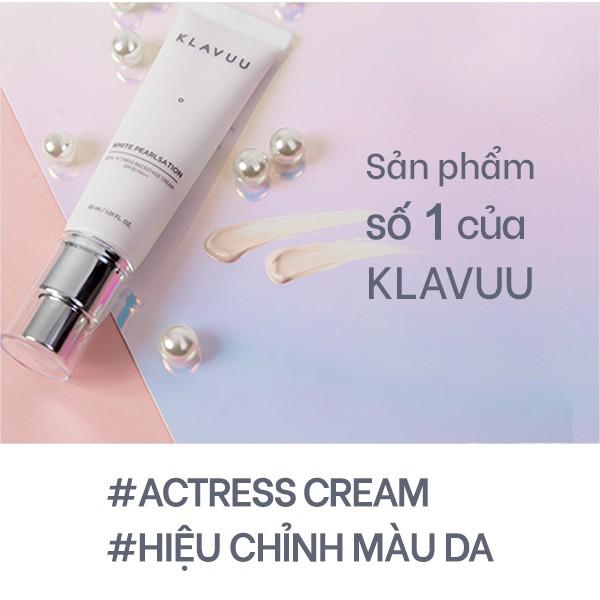 Kem lót Klavuu White Pearlsation Ideal Actress Backstage Cream 30ml(old)/ 10ml(new)