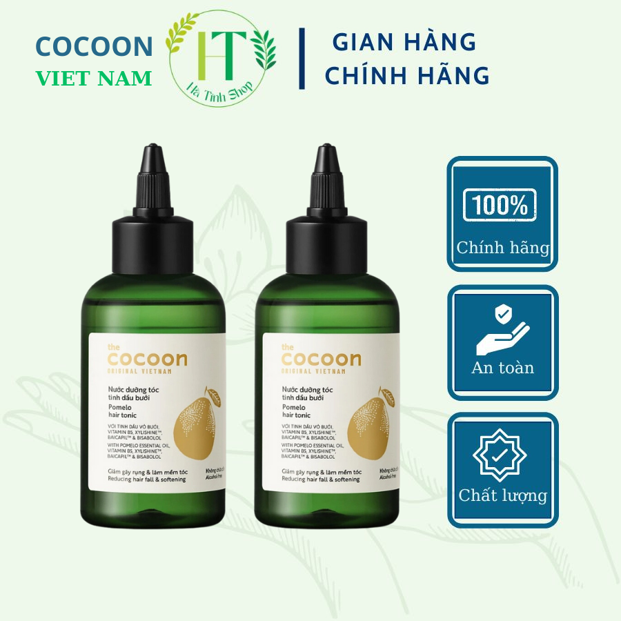 Combo nước dưỡng tóc tinh dầu bưởi Cocoon 140ml - Thanh Mộc Hương Hà Tĩnh