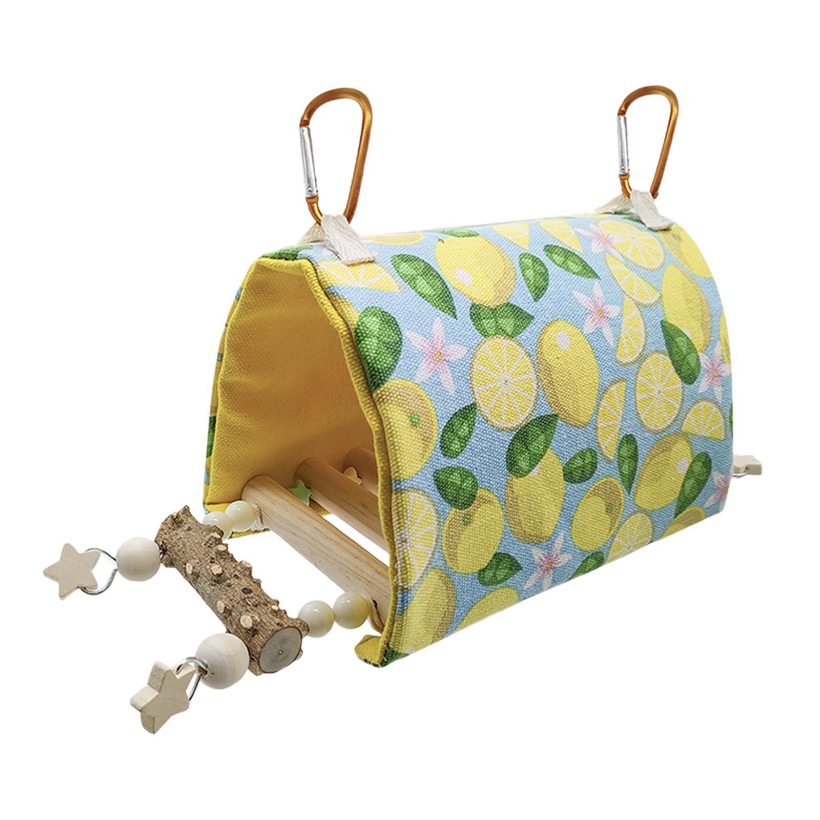 Birds Nest House Bird Perch Stand Winter Warm Bird Toy Bird Cage Perch Stand