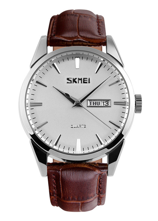 Đồng hồ nam dây da Skmei 9073