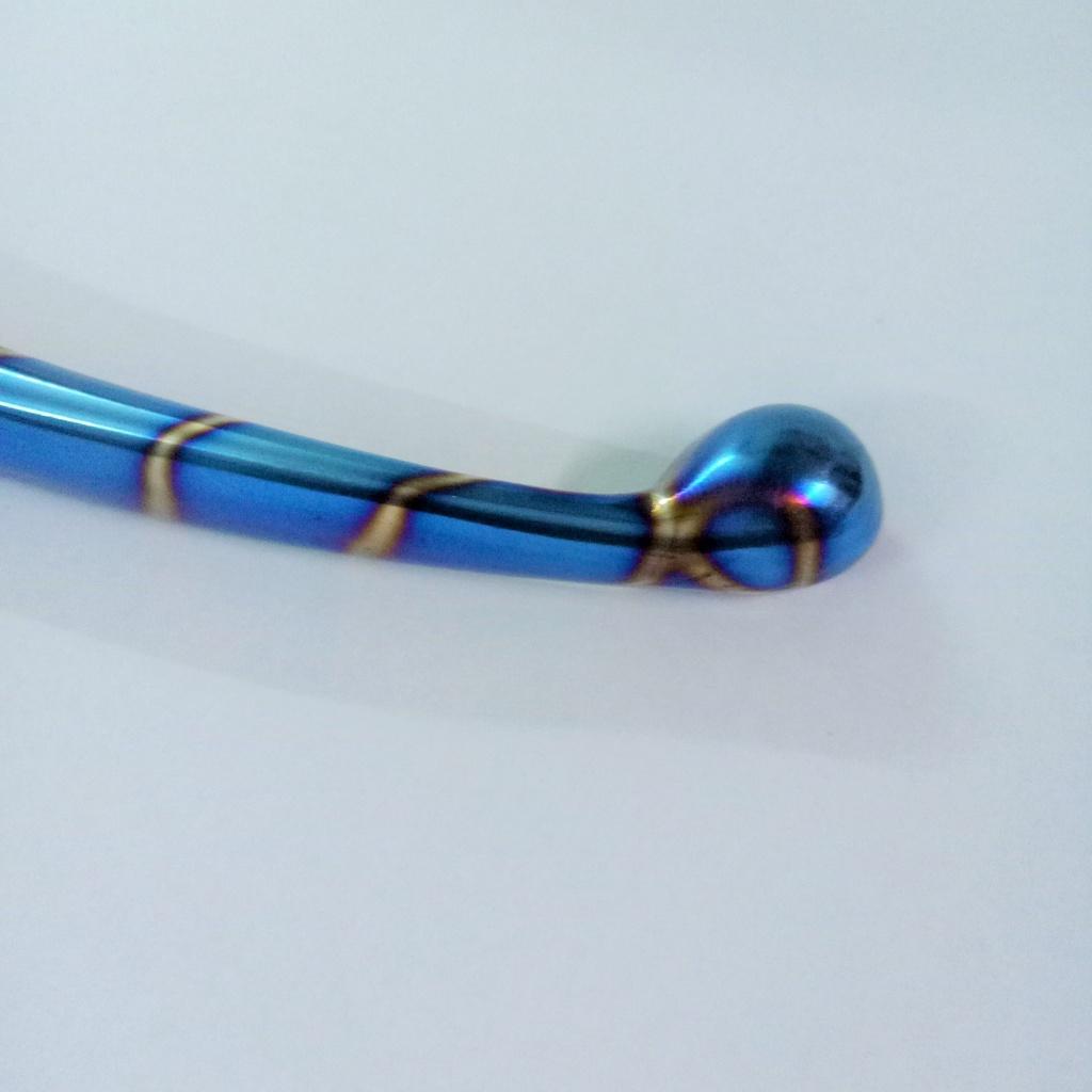 TAY THẮNG ĐÙM CHO WAVE NHỎ INOX MÀU TITAN