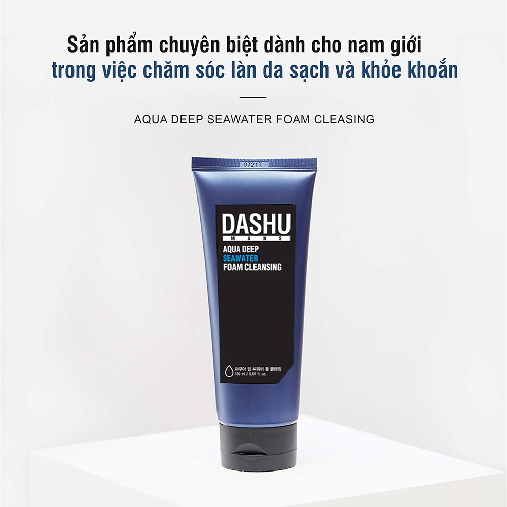 Bộ đôi chăm sóc da cho nam DASHU Sữa rửa mặt + Nước cân bằng da chính hãng Hàn Quốc JN-CSD02