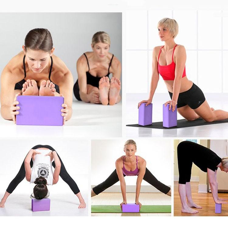 Gạch tập Yoga, Gối tập yoga xốp cao cấp EVA Cứng gấp 3 lần loại gạch tập thông thường