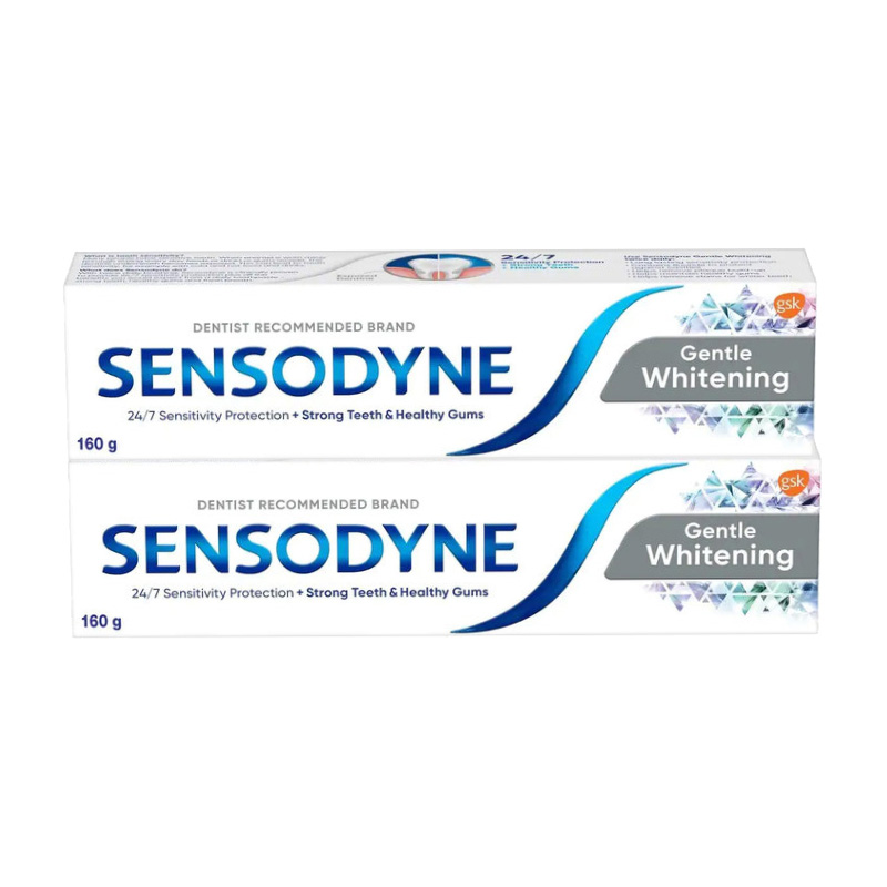 Bộ 2 Kem Đánh Răng Sensodyne Gentle Whitening 160g/tuýp