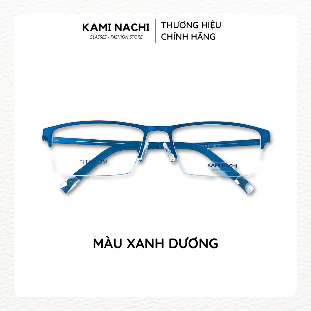 Gọng kính The Business Man phiên bản Theta chất liệu Titanium mạ Ion KAMI NACHI mã 8825