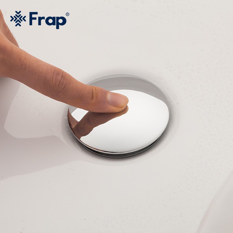 XI PHÔNG THOÁT NƯỚC DẠNG NHẤN CHẬU LAVABO SỨ NHẬP KHẨU NGA FRAP F65 + F80