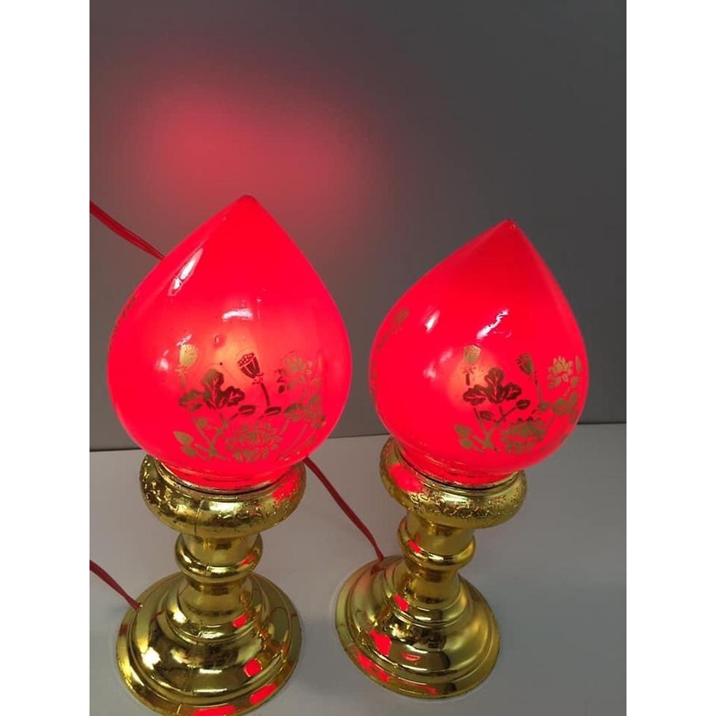 Đèn Thờ Điện mẫu quả đào TM1216