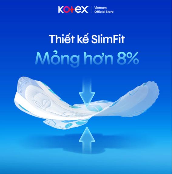 Combo 4 Gói Băng Vệ Sinh Kotex Bảo Vệ Toàn Diện Ngày Nhiều Và Đêm Siêu Mỏng Cánh 28cm Gói 14 Miếng