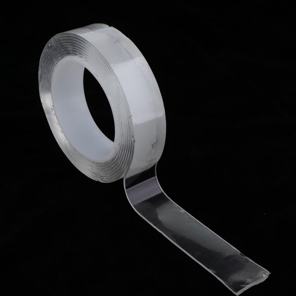 1/2/3/5M Double-Sided Adhesive Tape Traceless 1/2mm Gel Tape for Kitchen