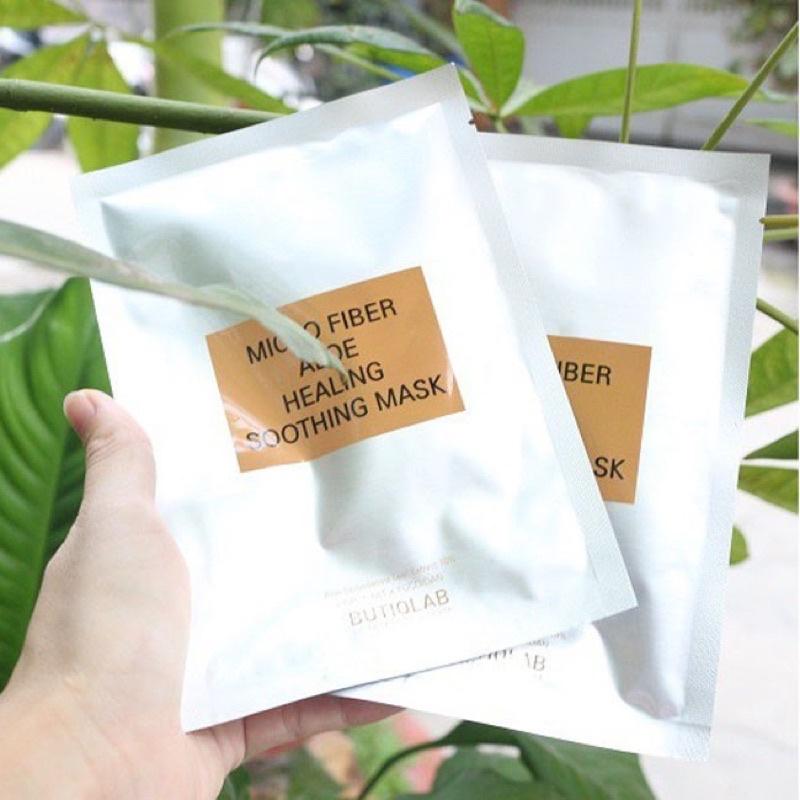 Miếng Mặt nạ Hàn Quốc mỡ ngựa dầu mỡ ngựa chuẩn Mask BUTIQLAB phục hồi dưỡng ẩm cho da - Hee's Beauty Skincare