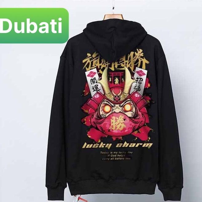 ÁO KHOÁC NỈ NAM NỮ HÌNH MẶT QUỈ SAMURA NHẬT BẢN CHỐNG LẠNH NÓNG ĐÔNG HÈ UNISEX- DUBATI FASHION