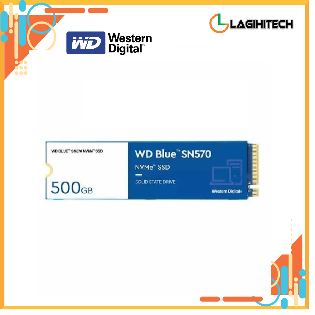 SSD WD Blue SN570 M2 2280 PCIe NVMe Gen3x4 - Hàng Nhập Khẩu