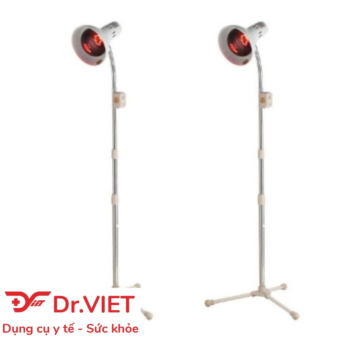 ĐÈN GÙ cao 1.7m (Dùng khám bệnh thông thường, dùng chiếu hồng ngoại)