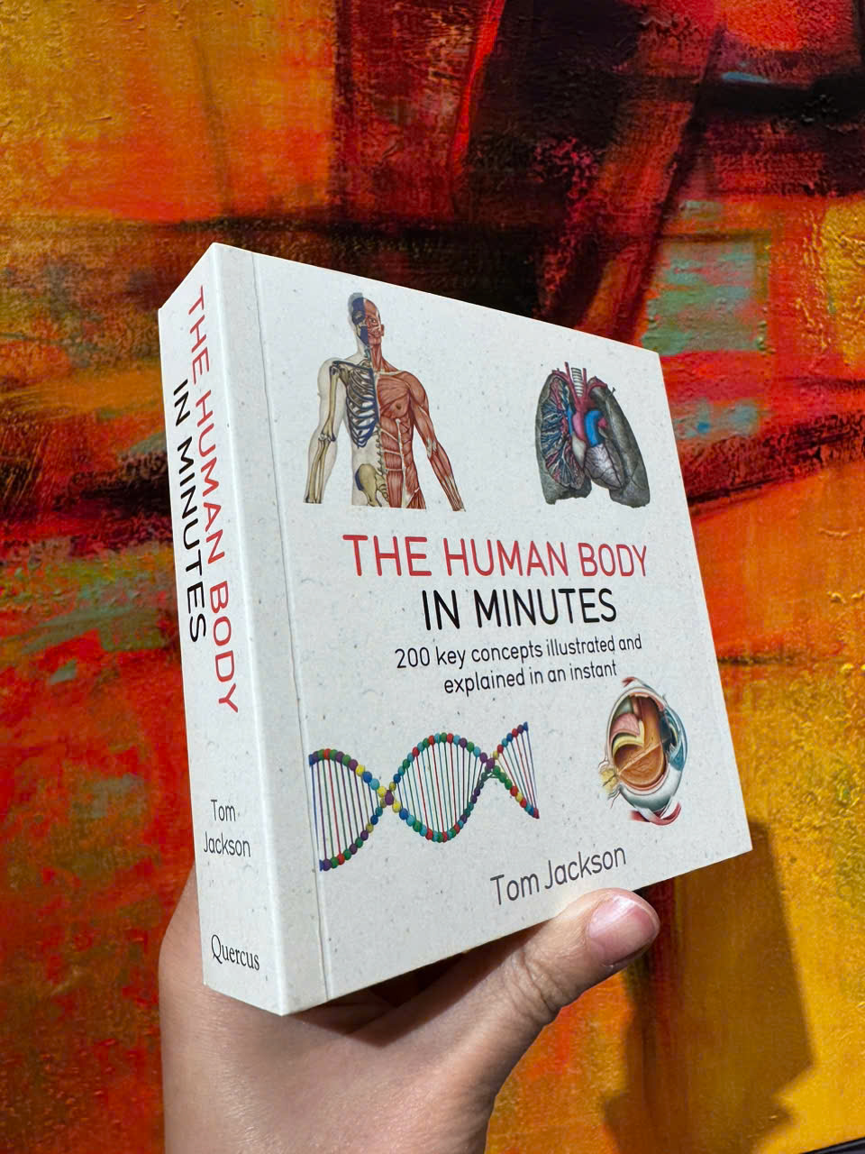 Sách -The Human Body in Minutes: 200 Key Concepts Illustrated and Explained in an Instant by Tom Jackson