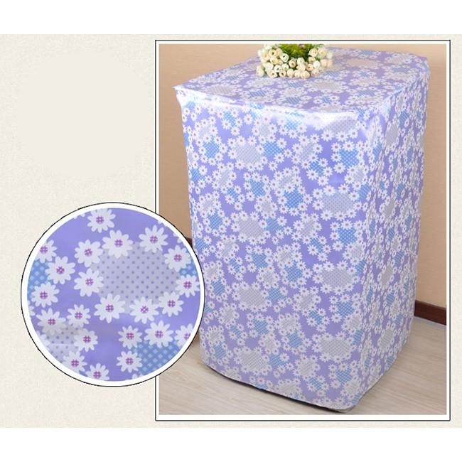 Áo Trùm Máy Giặt Cửa Trên Vải Satin