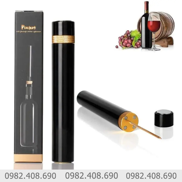 Dụng cụ mở rượu vang bơm hơi khí nén